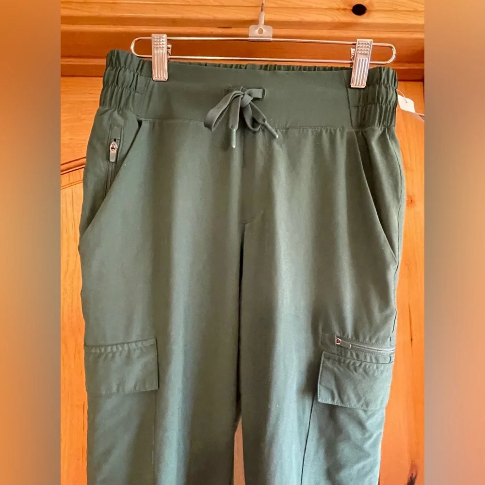All in Motion Woven Cargo Pants - Greenish Blue-Size XS - Picture 4 of 6